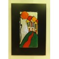 Wall Hanget , Willage and Figure 20x30cm